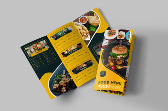 Download Food Menu Trifold Brochure - Brochure Collection