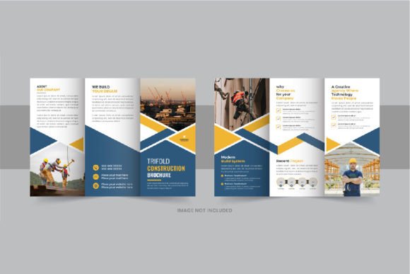 Download Construction Trifold Brochure Template - Brochure Collection