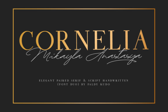 Download Cornelia Font Duo - Premium Resources