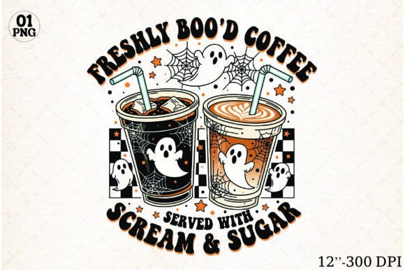 Download Freshly Boo’d Coffee Halloween Fall PNG - Fresh Collection